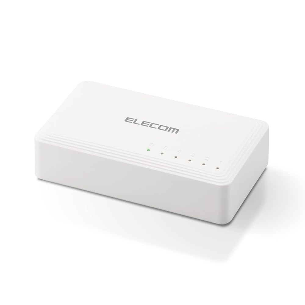 エレコム ギガビットスイッチングハブ 5ポート9箱DGC-050N2-SNV エレコム ギガビットスイッチングハブ 5ポート9箱DGC-050N2-SNV